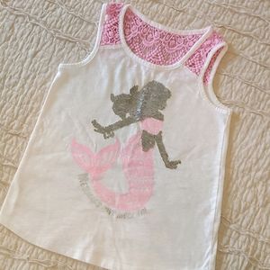 Girls sequins mermaid tank